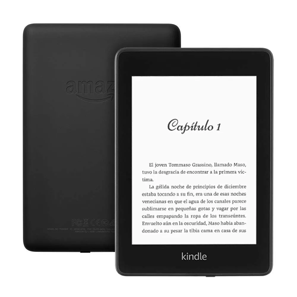 Frontal y trasera del Kindle Paperwhite